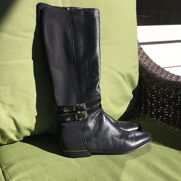 WHBM riding boots. Black, Sz 8.5 - Picture 2 of 9